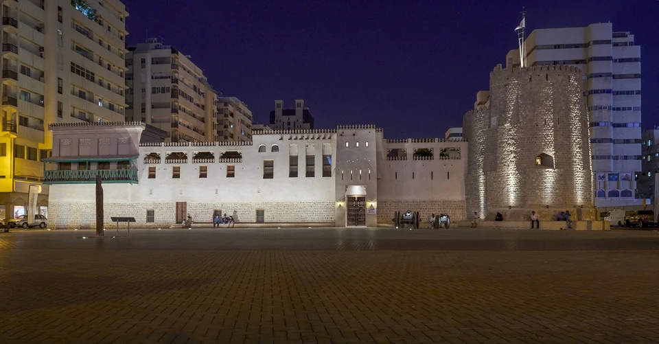Die Festung Al Hisn, die restaurierte Festung im Kulturerbegebiet Heart of Sharjah